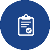 glance-first-step Clipboard icon for a free hearing test as the first step