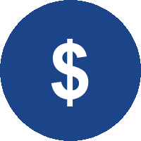 glance-paying Dollar sign icon for price points and financing